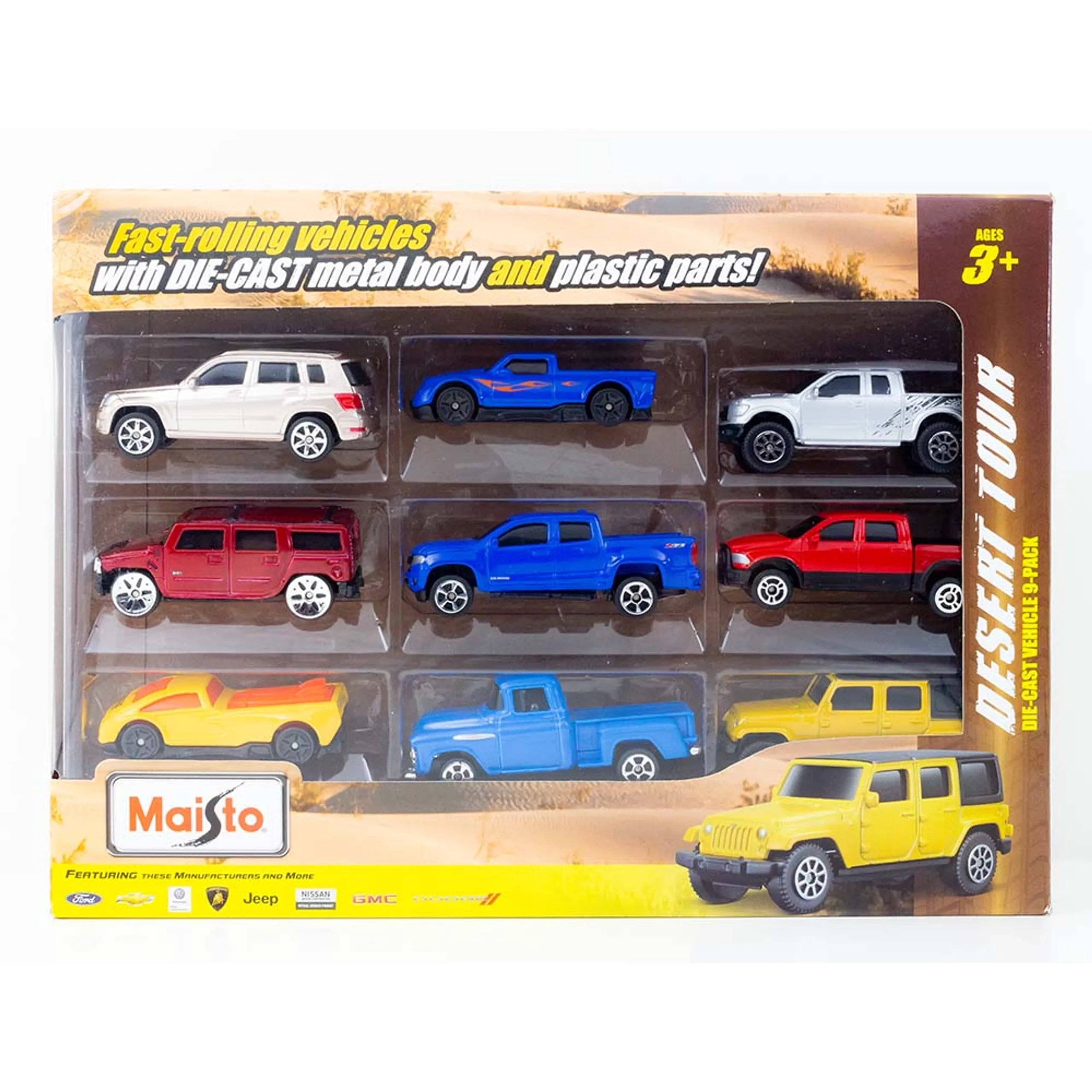 Fresh Metal car - 9 pcs Pack