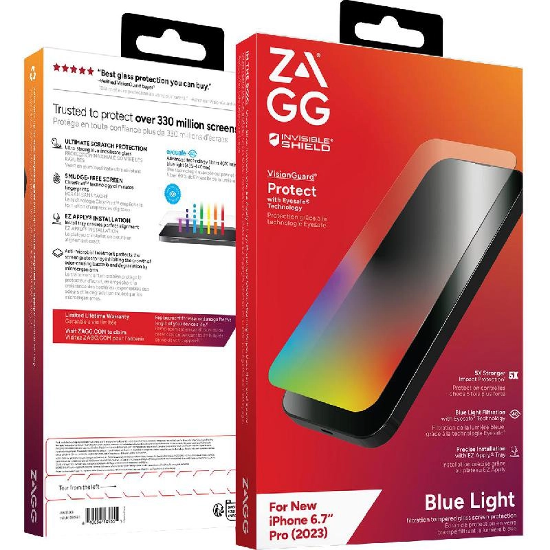 Clear Screen Protector for iPhone 15 Pro