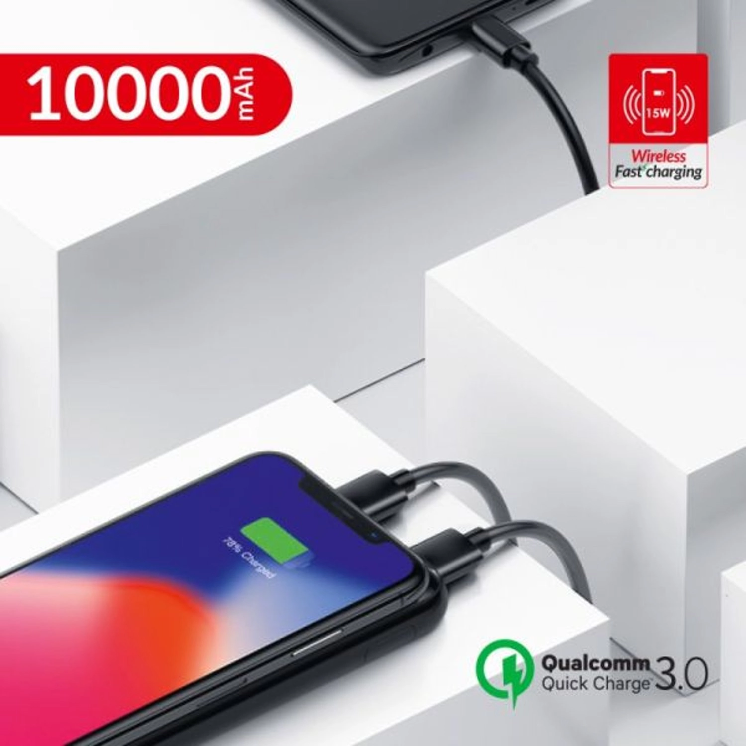 TR-MP655 - 10000mAh Wireless charging