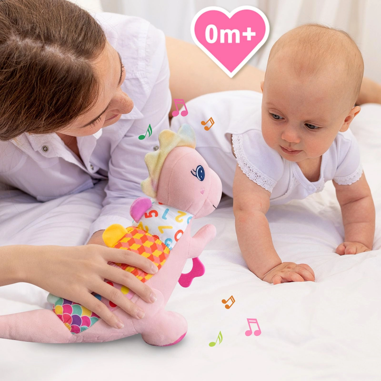 Baby Dino Plush - 0-3-6-12+ Months Cotton Animal