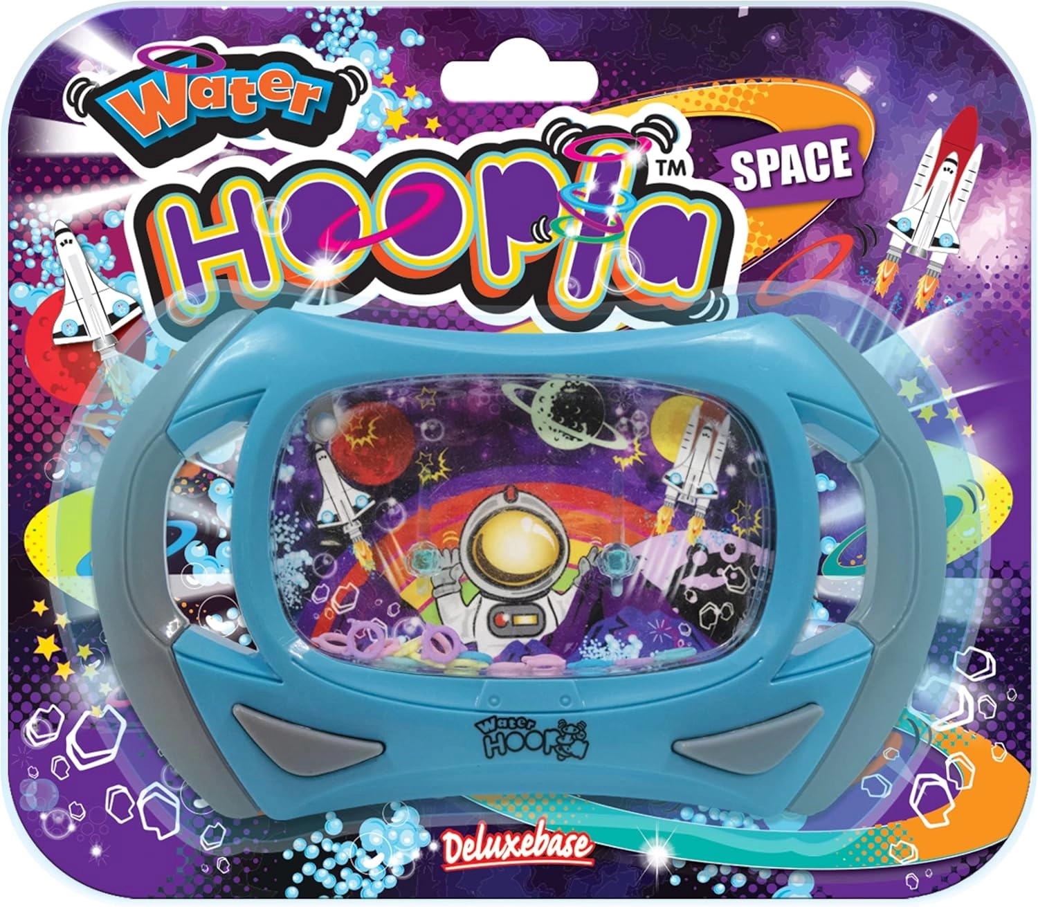 Deluxebase Water Hoopla Handheld Ring Toss Game - Space