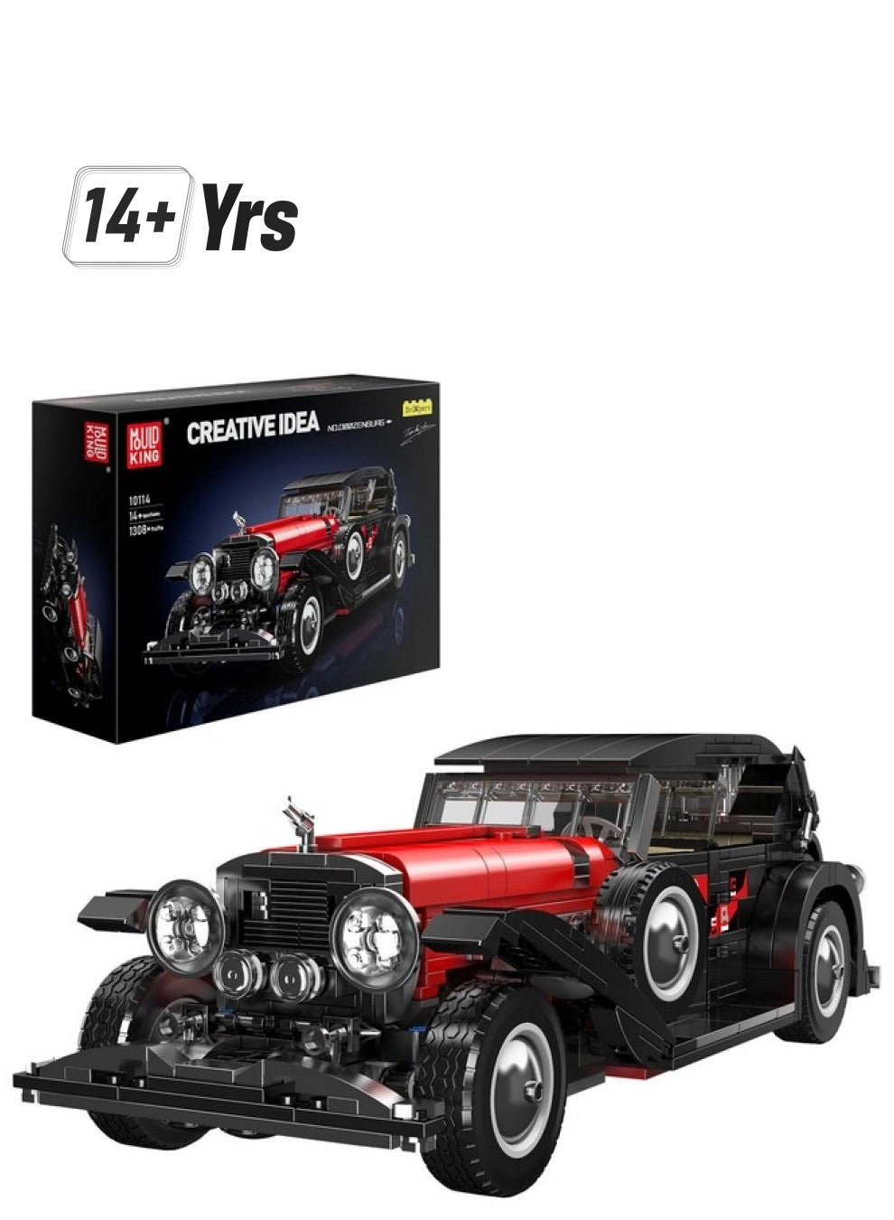 mould king Retro Car Model (10114) - Vehicle