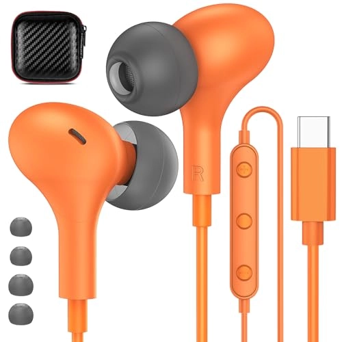 USB C Headphones Wired Earbud