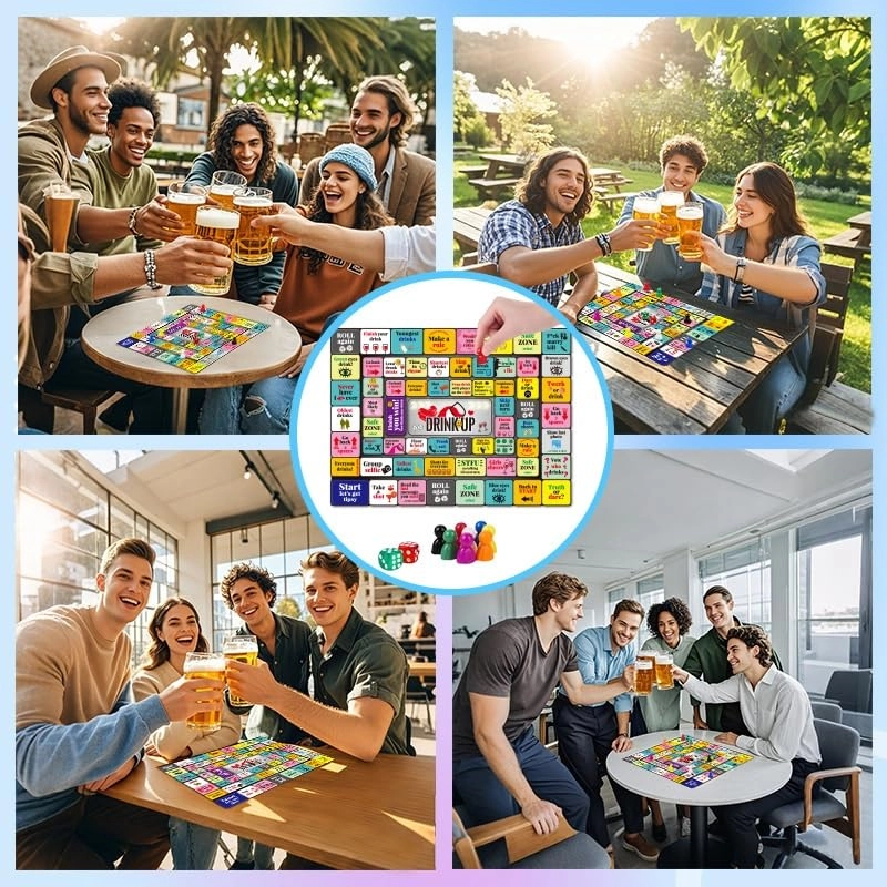 chessgame Drink Up Board Game - Abkhazian 1 month and up 8 pieces