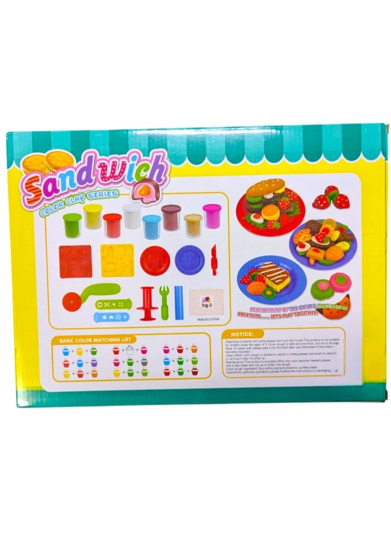 DIY Sandwich Breakfast Plasticine - Play Dough
