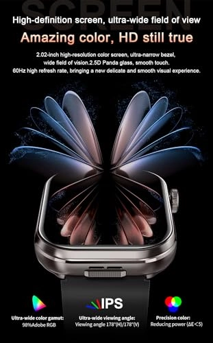 Smart Watch with Earbuds - 2.02"