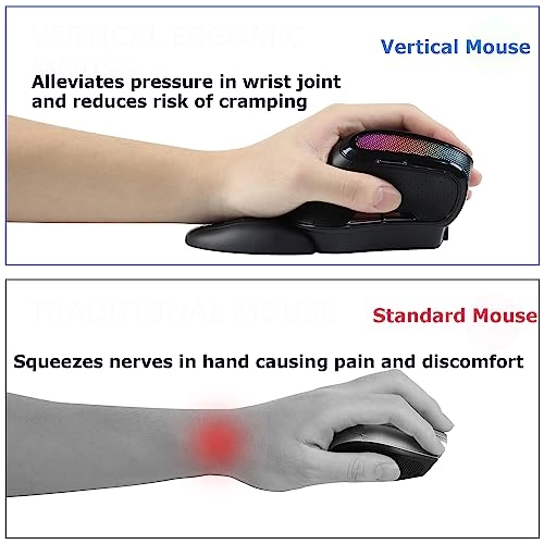 Ergonomic Vertical Mouse - Wireless