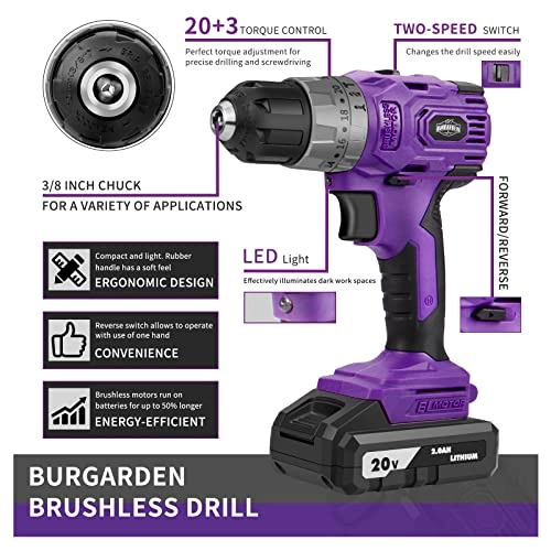 Cordless Drill - 2000 Milliamp Hours