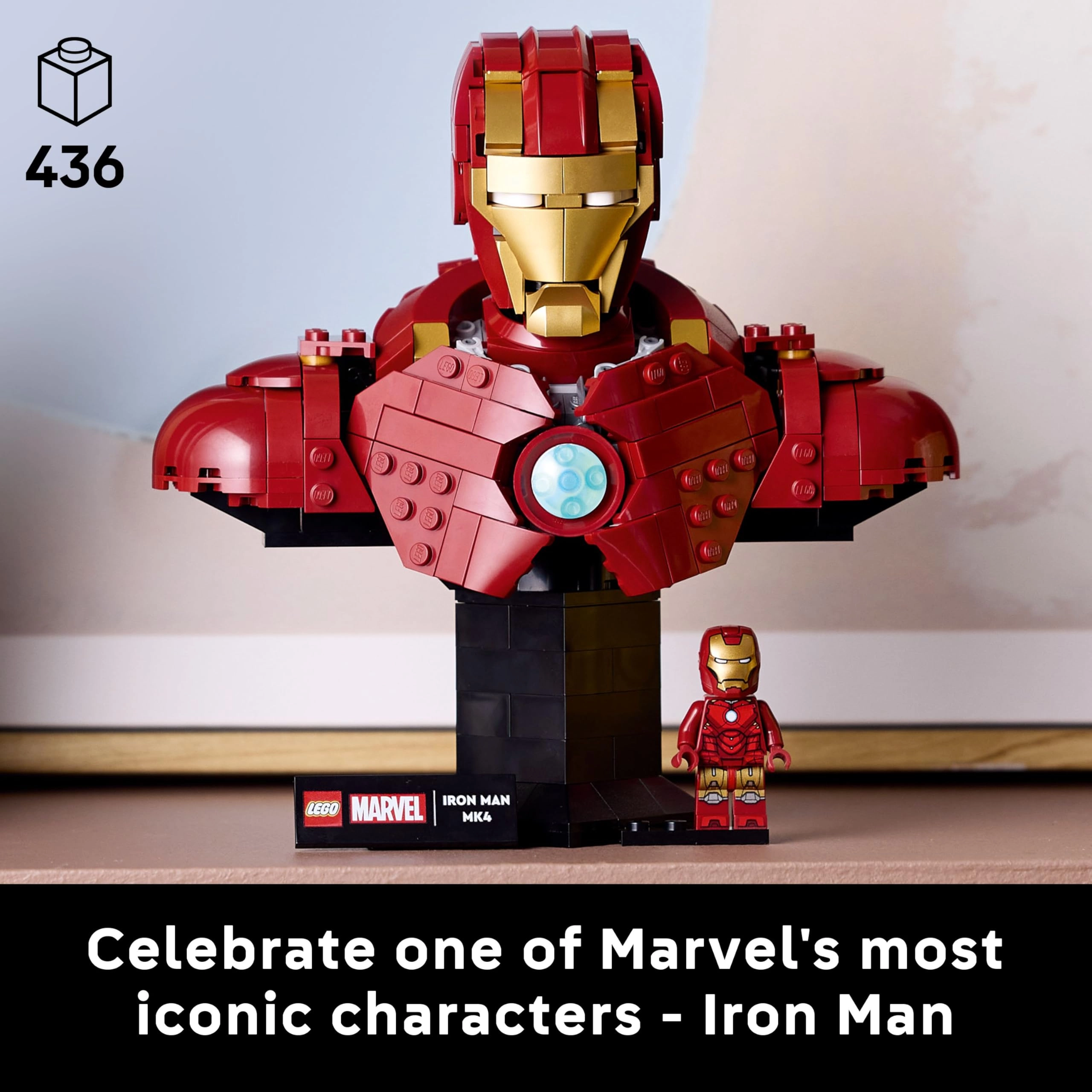 Iron Man MK4 Bust (76327) - 436 Pieces Minifigure