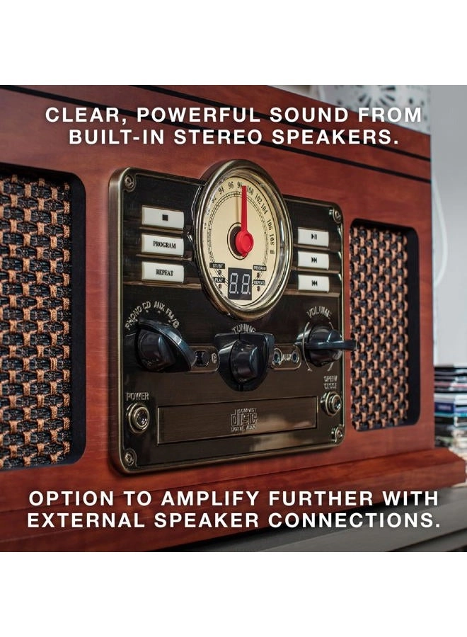 VTA-200B GH - 6-in-1 3-Speed Bluetooth Record Player