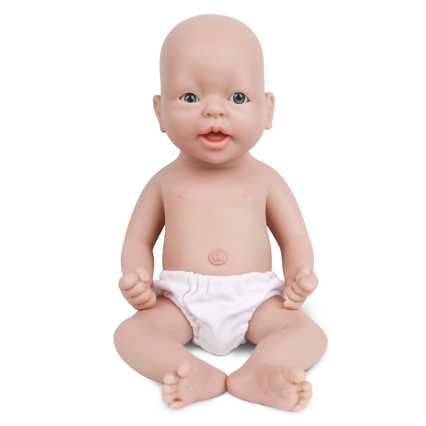 Reborn Baby Doll - 14 inch Silicone Girl Ages 3+
