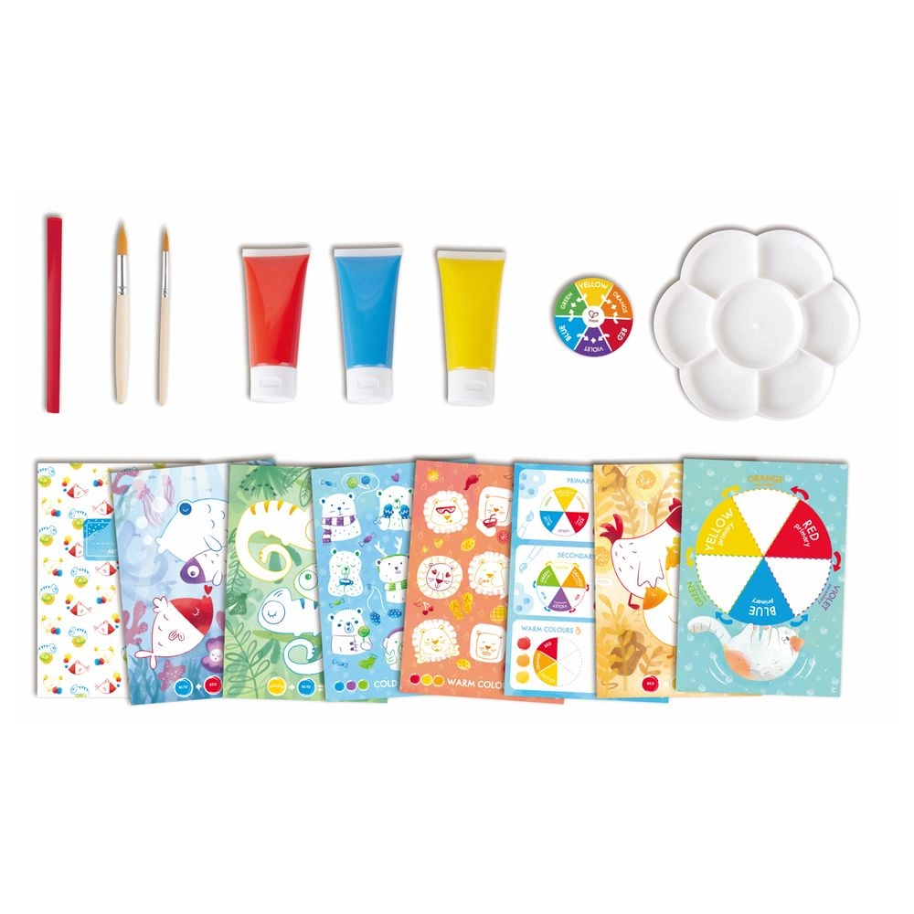 Art And Paint Activity Kit - Chalks and Stencils Art set