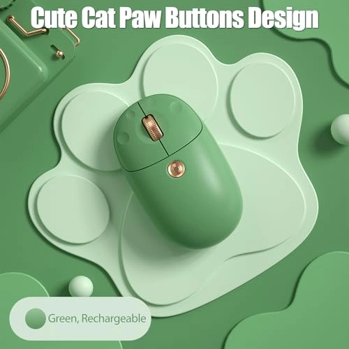 Cute Cat Paw Mouse - 2.4Ghz Wireless Bluetooth