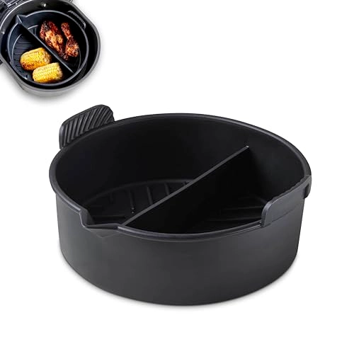 Round Divided Tray - Silicone