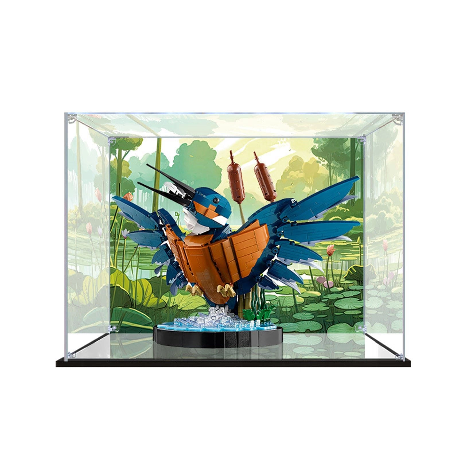 Acrylic dustproof box - Transparent 35x25x25cm