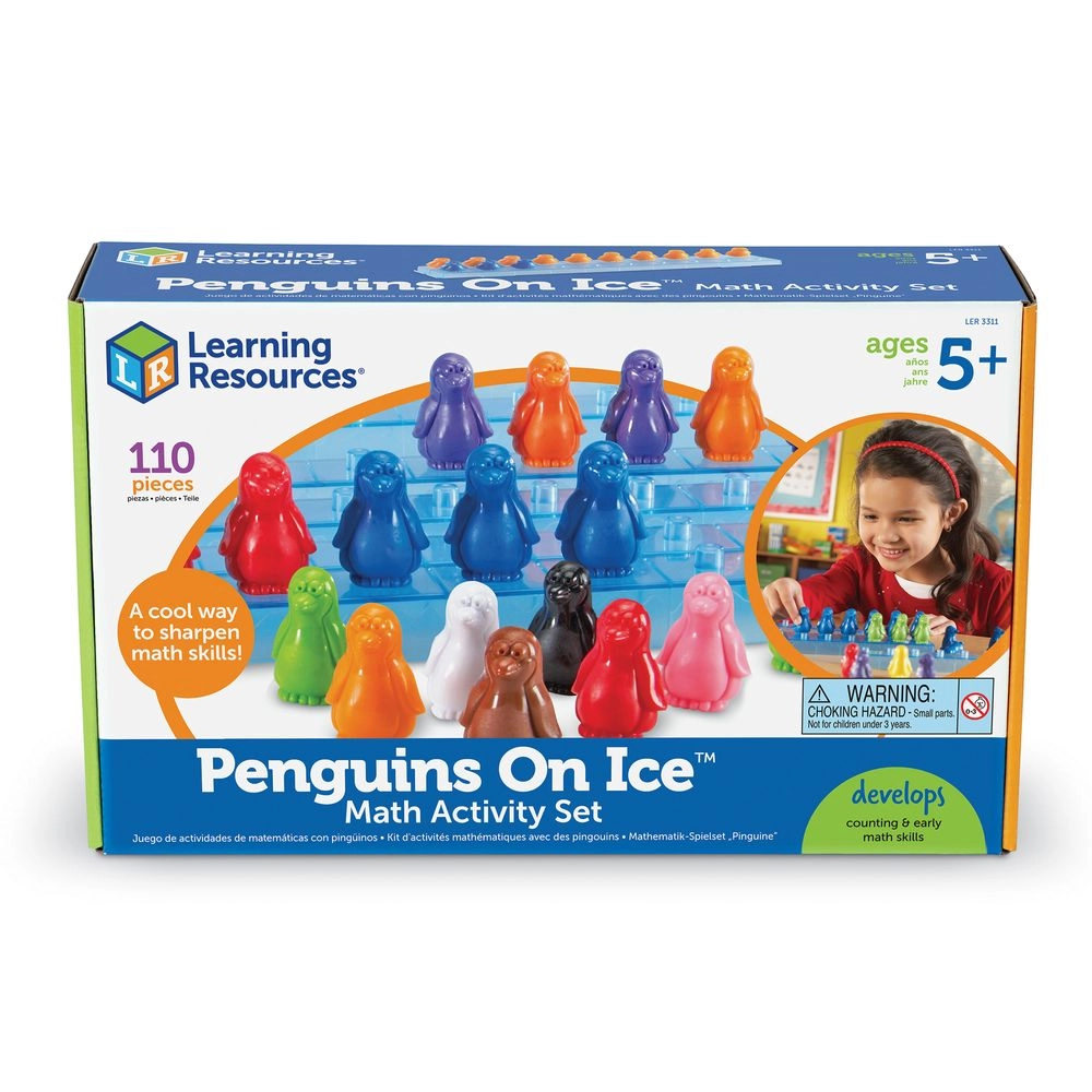 Learning Resources Penguins On Ice Math Activity Set - 5 years and above 110 pieces