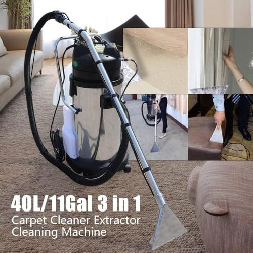 3 in 1 Carpet Cleaning Machine - 40L 1034W Stainless Steel