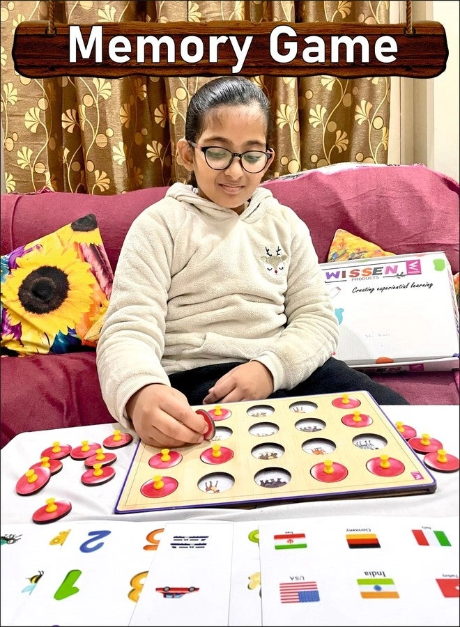 Wooden Memory Game - 2-3 Years