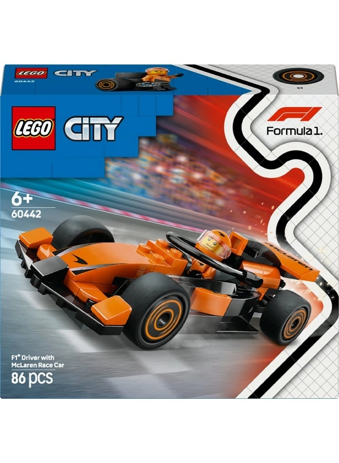 City F1 Driver With Mclaren Race Car (60442)