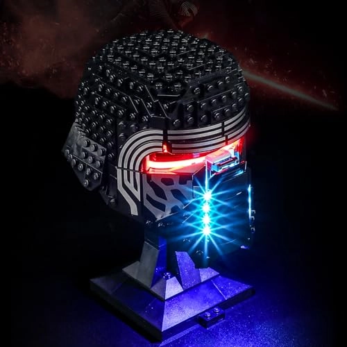 Light Kit for LEGO Kylo Ren Helmet 75415 - Plastic Star Wars