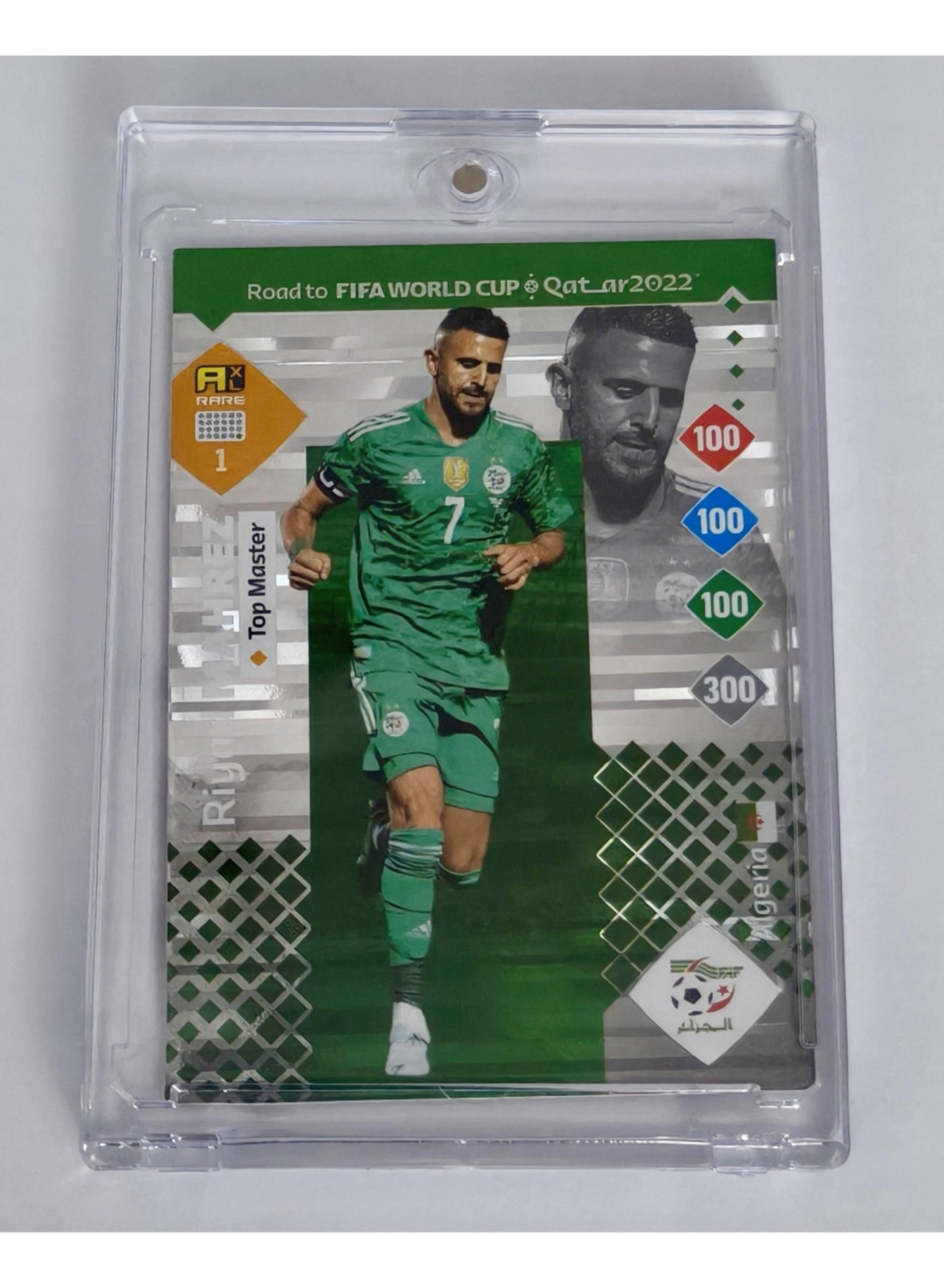 Panini Riyad Mahrez TOP MASTER - Road to FIFA World Cup Qatar 2022