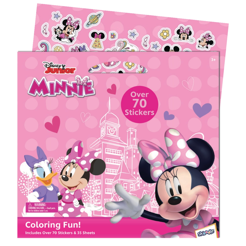 Disney Minnie Coloring Fun Sticker Book 70 pcs