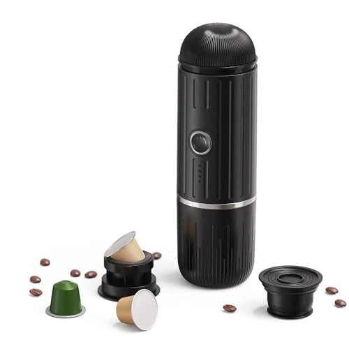 Portable Coffee Maker - 80ml coffee powder or compatible with capsules