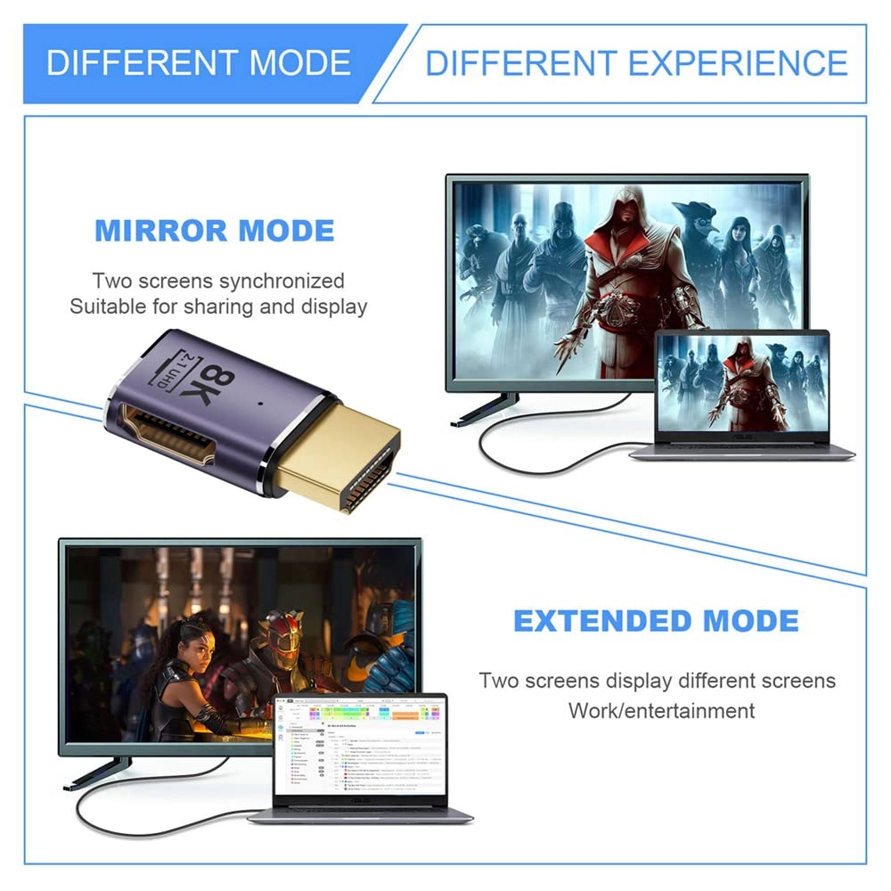 8K HDMI Adapter with Ethernet