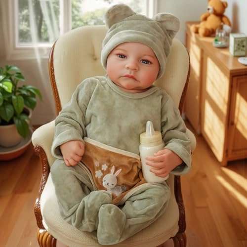 JIZHI Reborn Baby Doll - 18" Vinyl Ages 3+