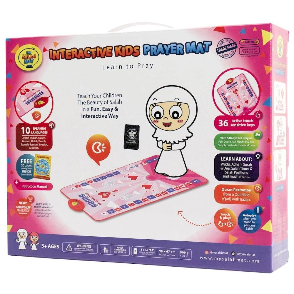 Interactive Kids Prayer Mat - Suitable for 3 years & above