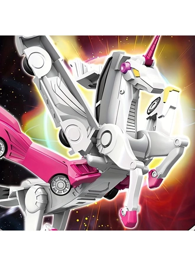 Transforming Unicorn Toy Car - 2 pcs