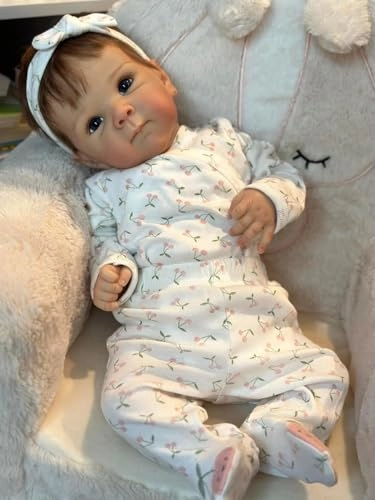Reborn Baby Doll - 18" Silicone Vinyl Full Body