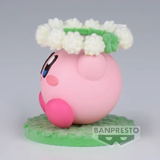 Kirby Fluffy Puffy Mine Play In The Flower (4 cm)