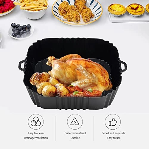 Square Silicone Air Fryer Liner - Silicone 1 piece(s)
