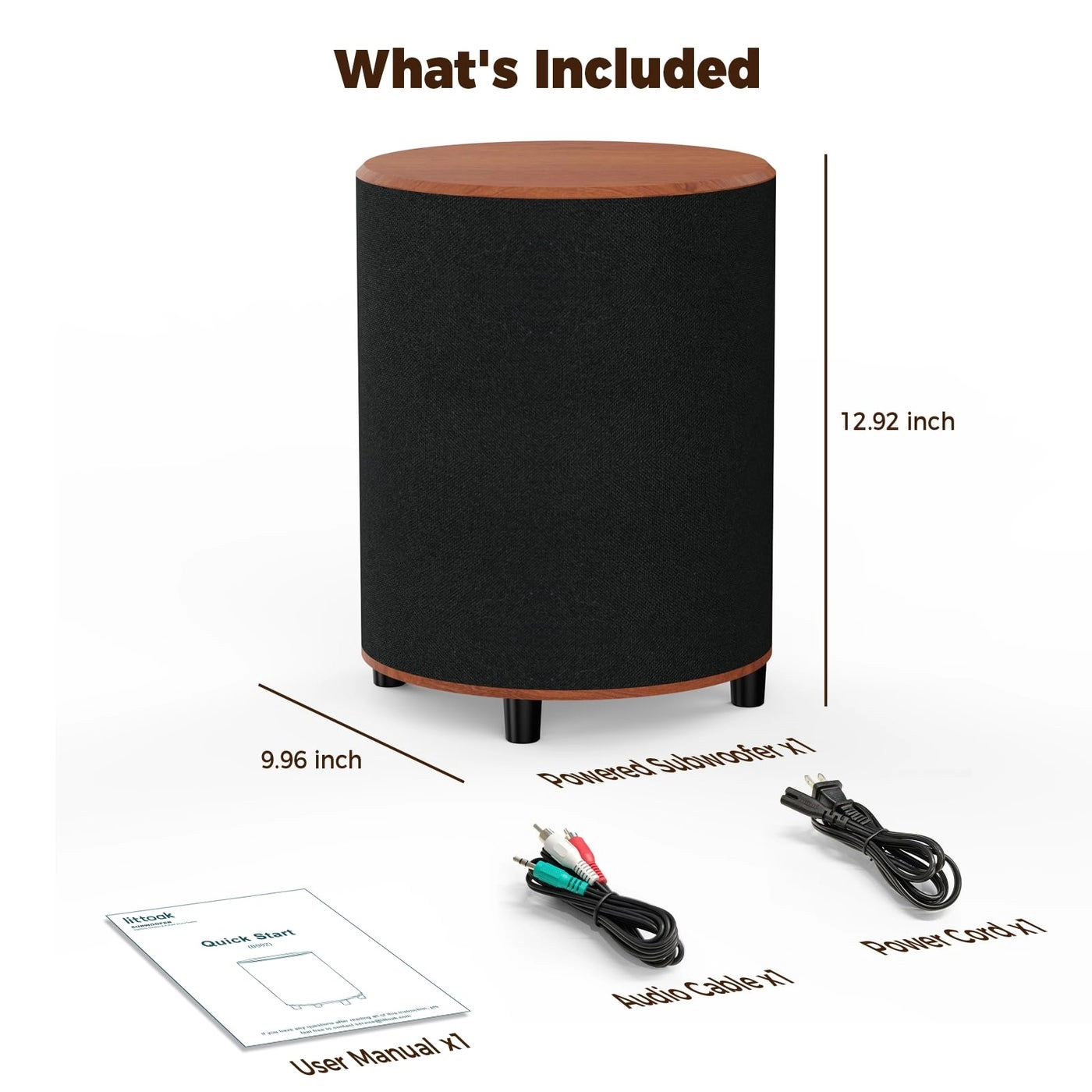 Powered Subwoofer - 100W Peak 6.5''