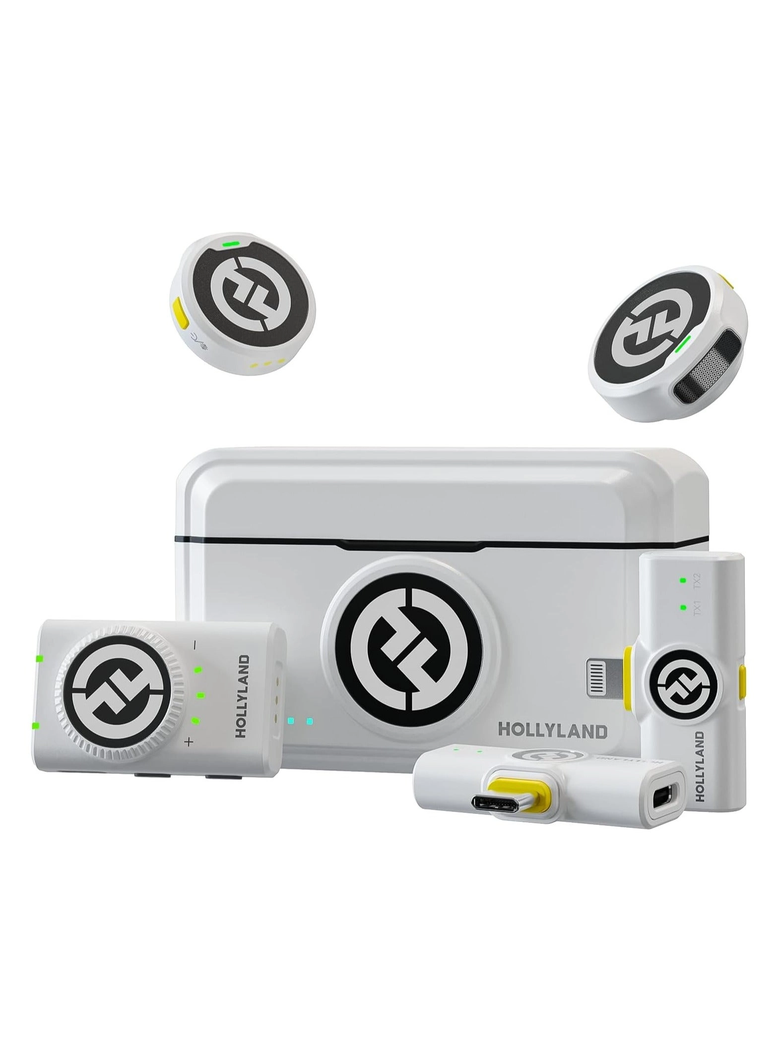 HOLLYLAND LARK M2 Wireless Microphone - 48KHz 24Bit 1000ft LOS Range