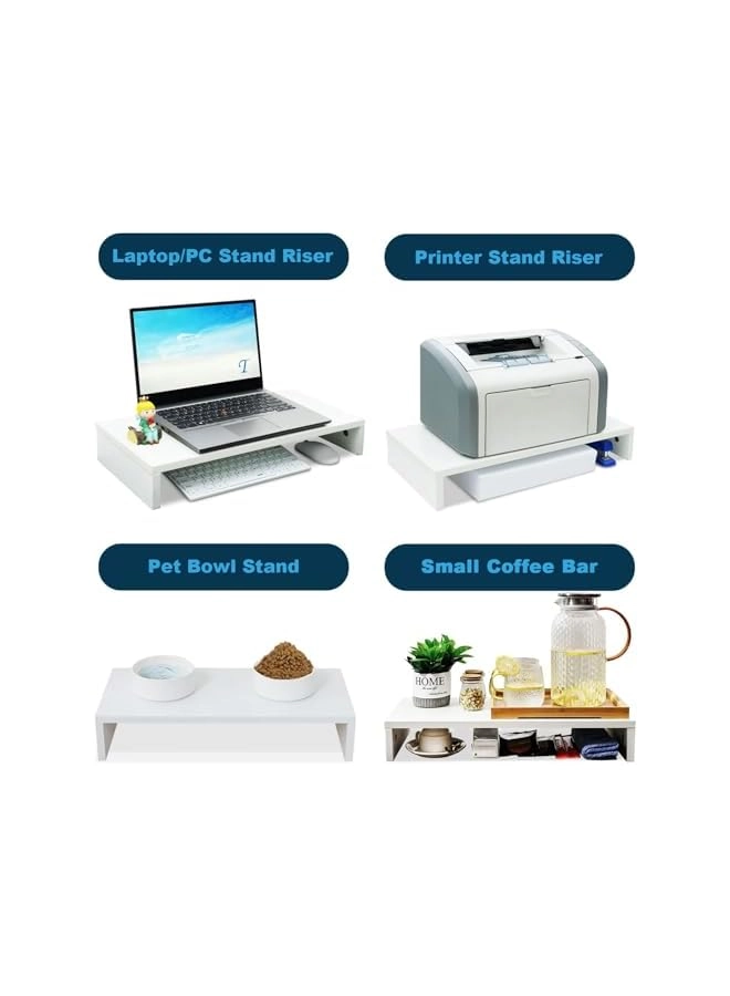 Single LCD Computer Monitor Free-Standing Desk Stand Riser - 1 13 inch to 32 inch