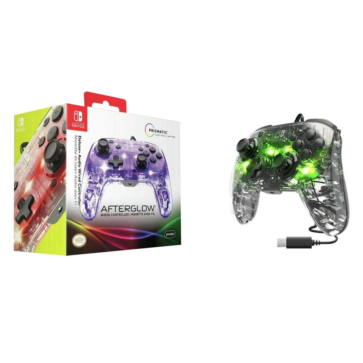 Afterglow Deluxe Prismatic Wired Controller - Multicolour