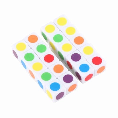 Color Dot Dice - 18 months and up 20 pieces