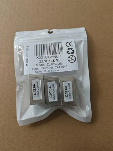 RJ45 Inline Coupler - Shielded CAT6A Female to Female