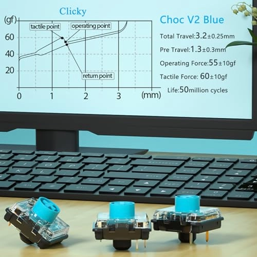 Choc Low Profile V2 - 10Pcs