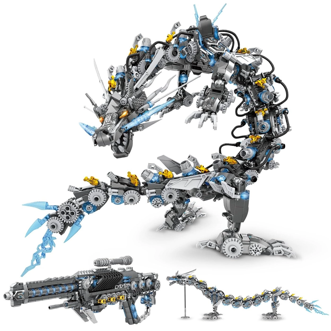 Dragon Building Blocks - Mechanical Dragon 1390 pcs
