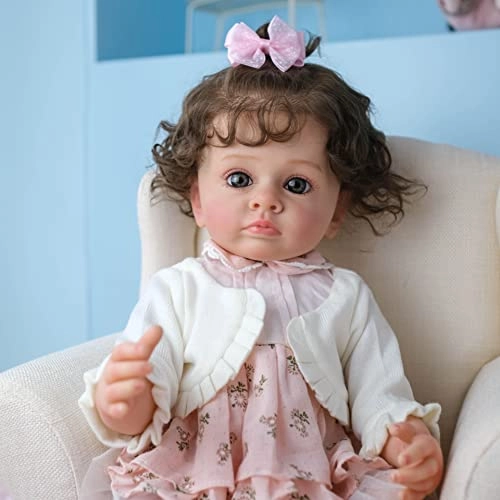 Reborn Baby Doll - 55 cm Full Body Silicone
