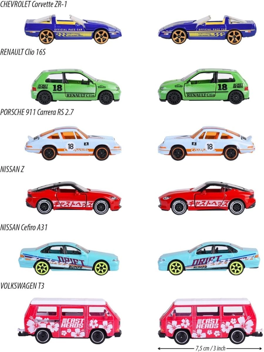 Cast Heads Cars Series - 1Pc