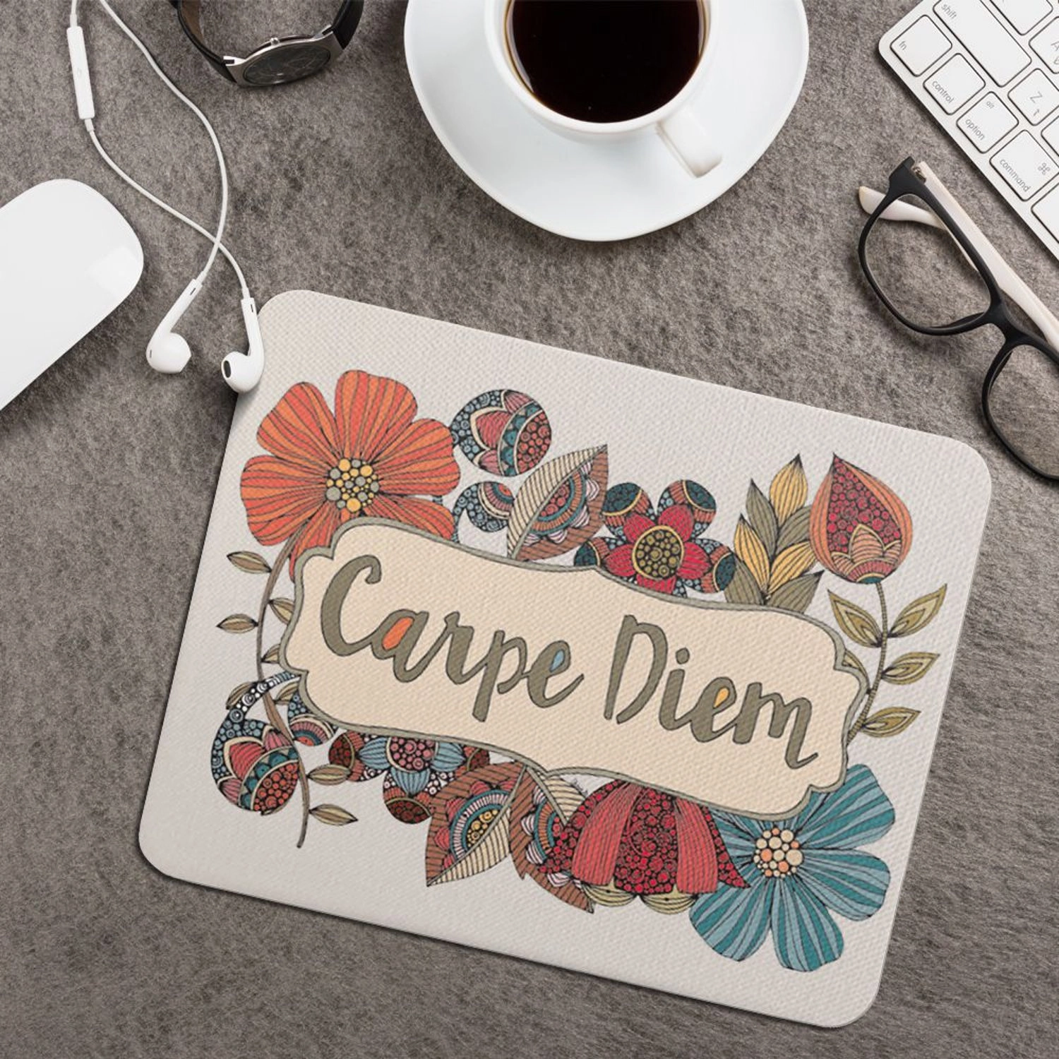 95484 Neoprene Mouse Pad - 22x18 cm