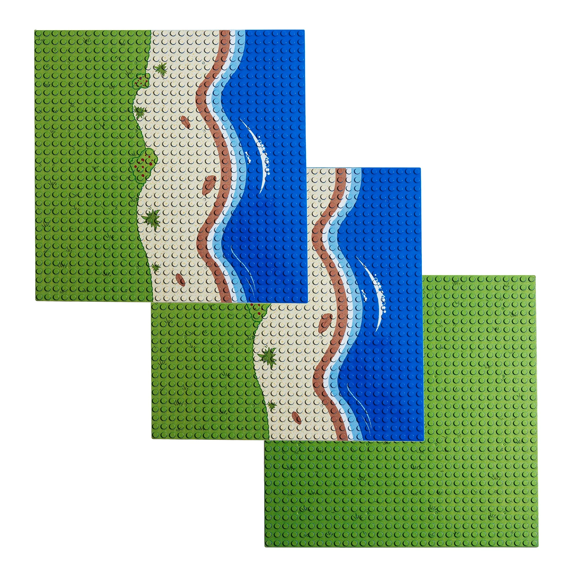 Apostrophe Games Island Building Block Base Plates - Steel 3.0