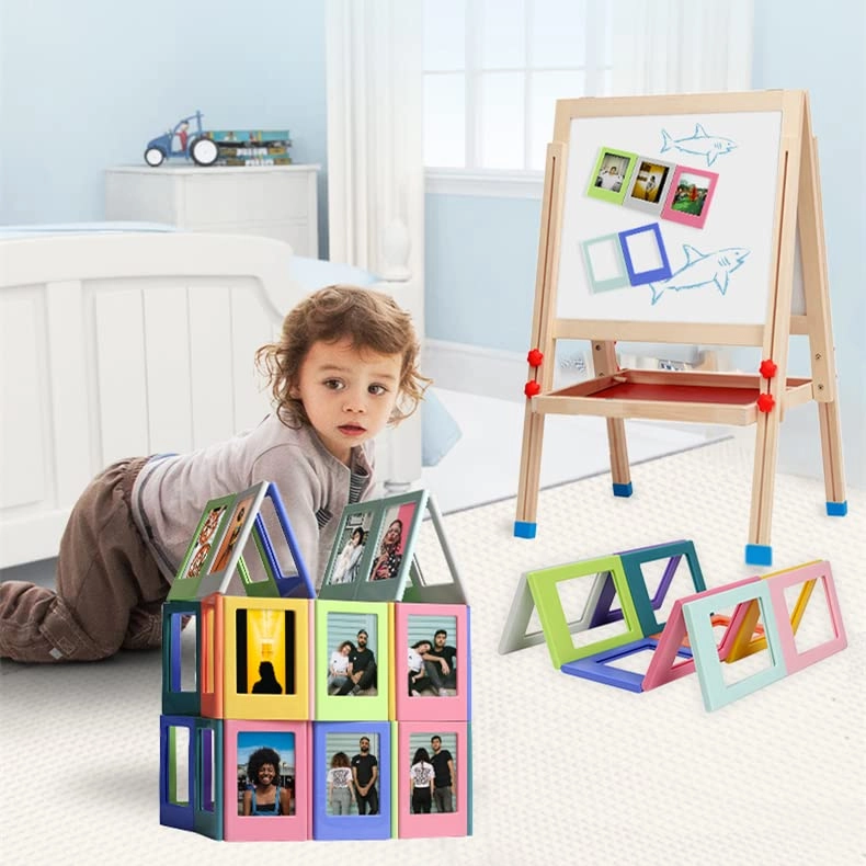 Magnetic Mini Photo Frame - Pack of 12 12 Colors