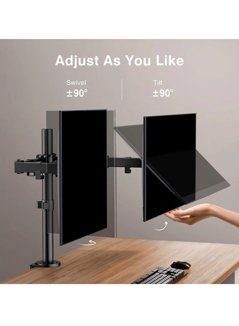 Dual Monitor Stand - Dual 13-32 inch VESA 75/100mm