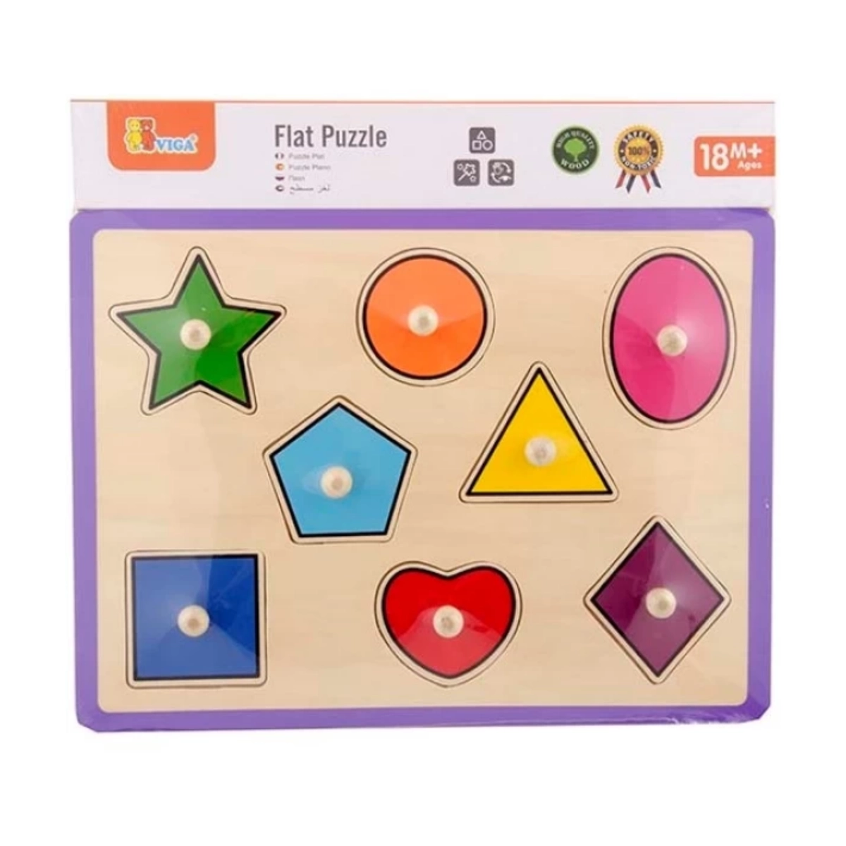 Flat Puzzle - 3 +