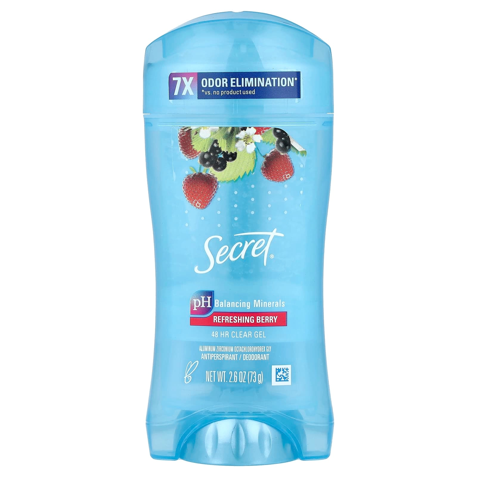 48 Hour Clear Gel Deodorant - Berry 2.6 oz